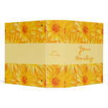 Elegant, classy yellow lilly files & albums 3 ring binder