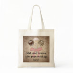 Elegant Cocoa Damask Cake Pop Bag