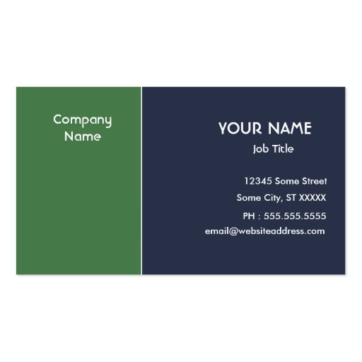 Elegant Color Businesscard Business Card