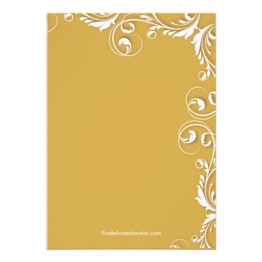 Elegant Cross Baby Girl Baptism Christening Custom Invitation