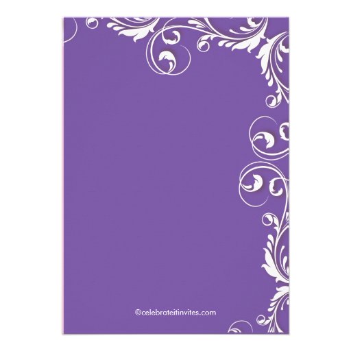 Elegant Cross Baby Girl Baptism Christening Personalized Announcements