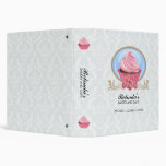Elegant Cupcake Bakery 1.5 Inch Binder