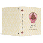 Elegant Cupcake Bakery 1 Inch Binder