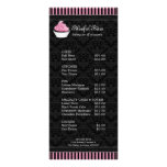Elegant Cupcake Bakery Rack Cards