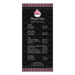 Elegant Cupcake Bakery Rack Cards