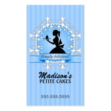 Elegant Cupcake Business Cards