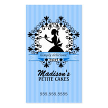 Elegant Cupcake Business Cards