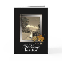Elegant Customizable Photo WeddingFavor Greeting Card