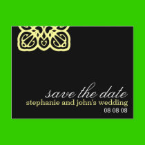 Elegant Customizable Save the Date Postcard