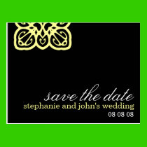 Elegant Customizable Save the Date Postcard