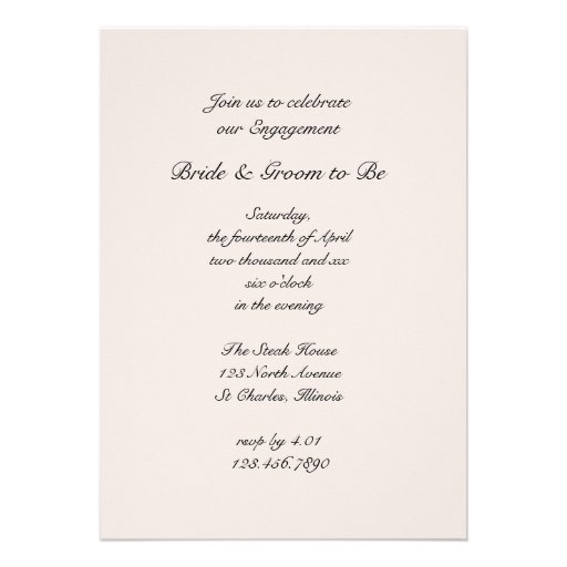 Elegant Daisy Engagement Party Invitation