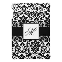 Elegant damask calligraphy design cover for the iPad mini