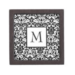 Elegant damask calligraphy design premium keepsake boxes