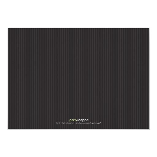 Elegant Damask Dinner Party Invitation (white)