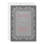 Elegant Damask Filigree Bridal Shower Party 4