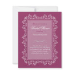 Elegant Damask Filigree Bridal Shower Party 5
