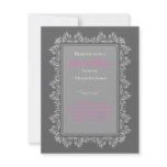 Elegant Damask Filigree Bridal Shower Party 6