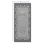 Elegant Damask Filigree Bridal Shower Party 8