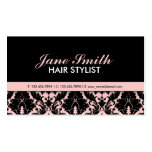 Elegant Damask Floral Modern Professional Stylish Business Card