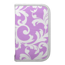 Elegant Damask in Mixed Berry Smoothie Organizer