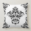 Elegant Damask Jumbo Throw Pillow