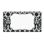 Elegant Damask Label