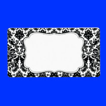 Elegant Damask Label