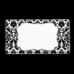 Elegant Damask Label