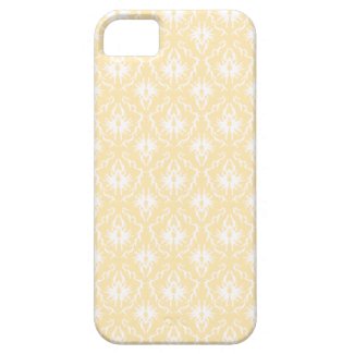 Elegant damask pattern. Light gold color. iPhone 5 Covers