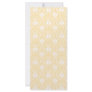 Elegant damask pattern. Light gold color. Rack Cards