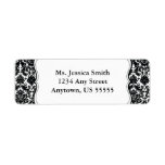 Elegant Damask Return Address Label
