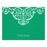 Elegant Damask Special Occasion/Anniversary Personalized Announcement