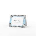 Elegant Damask Thank You Cards card