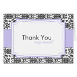 Elegant Damask Thank You Cards