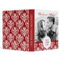 Elegant Damask Wedding Album binder