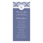 Elegant Damask Wedding Program Custom Invite