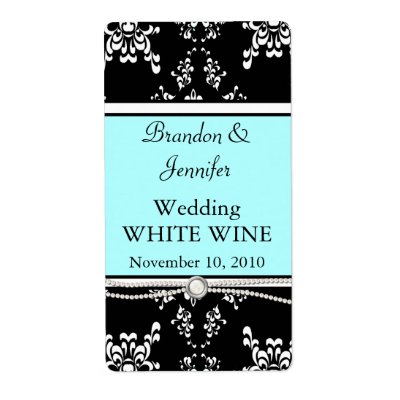 Totally customisable wedding wine labels from Zazzle.ca.