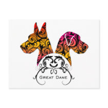 Elegant Danes postcards
