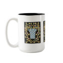 Elegant Deco Flower Vase (3) mug
