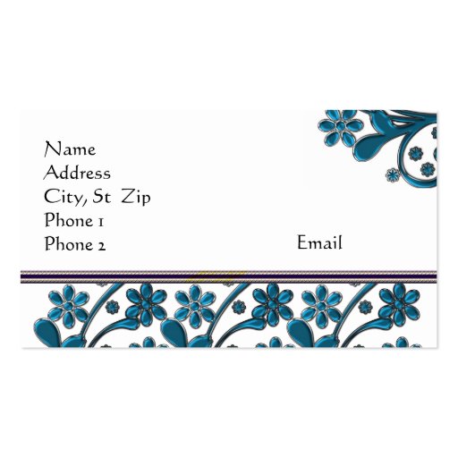 Elegant Designer Business & Profile Card Templates Business Card Template (back side)