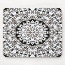 Elegant Diamond Cluster Mousepad