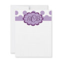Elegant Dots Thank You Note invitations