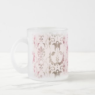 Elegant Dotty Damask mug