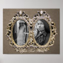Elegant Double Frame Poster posters