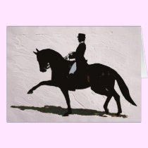 Elegant Dressage Horse & Rider cards