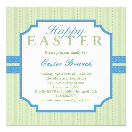 Elegant Easter Invitation