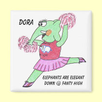 Elegant Elephant magnets