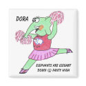Elegant Elephant magnets by Eddy_G Elegant Elephant magnets