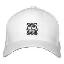 elegant embroidered ornament embroidered baseball cap
