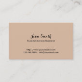 Elegant Eyelash Extensions Business Cards Zazzle